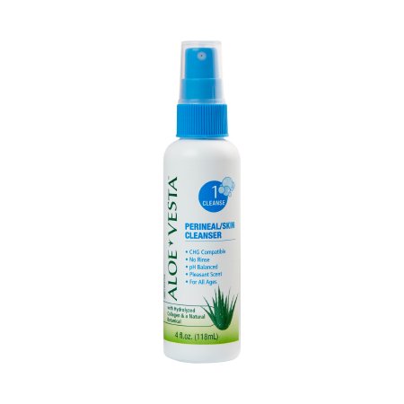 Cleanser Skin Perineal Wash Aloe Vesta® Liquid 4 oz. Pump Bottle Citrus Scent (1/EA 48/CS) by Medline  ID 324704-